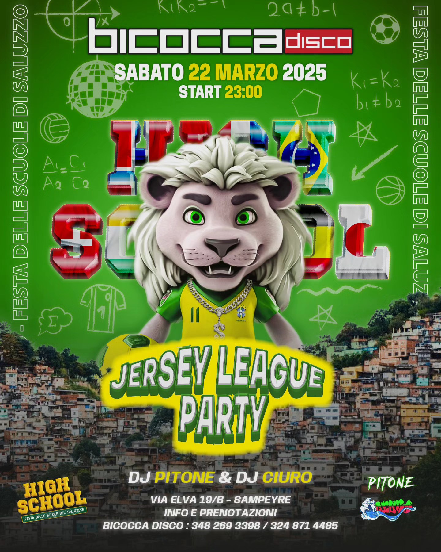 JERSEY LEAGUE PARTY – SABATO 22 MARZO