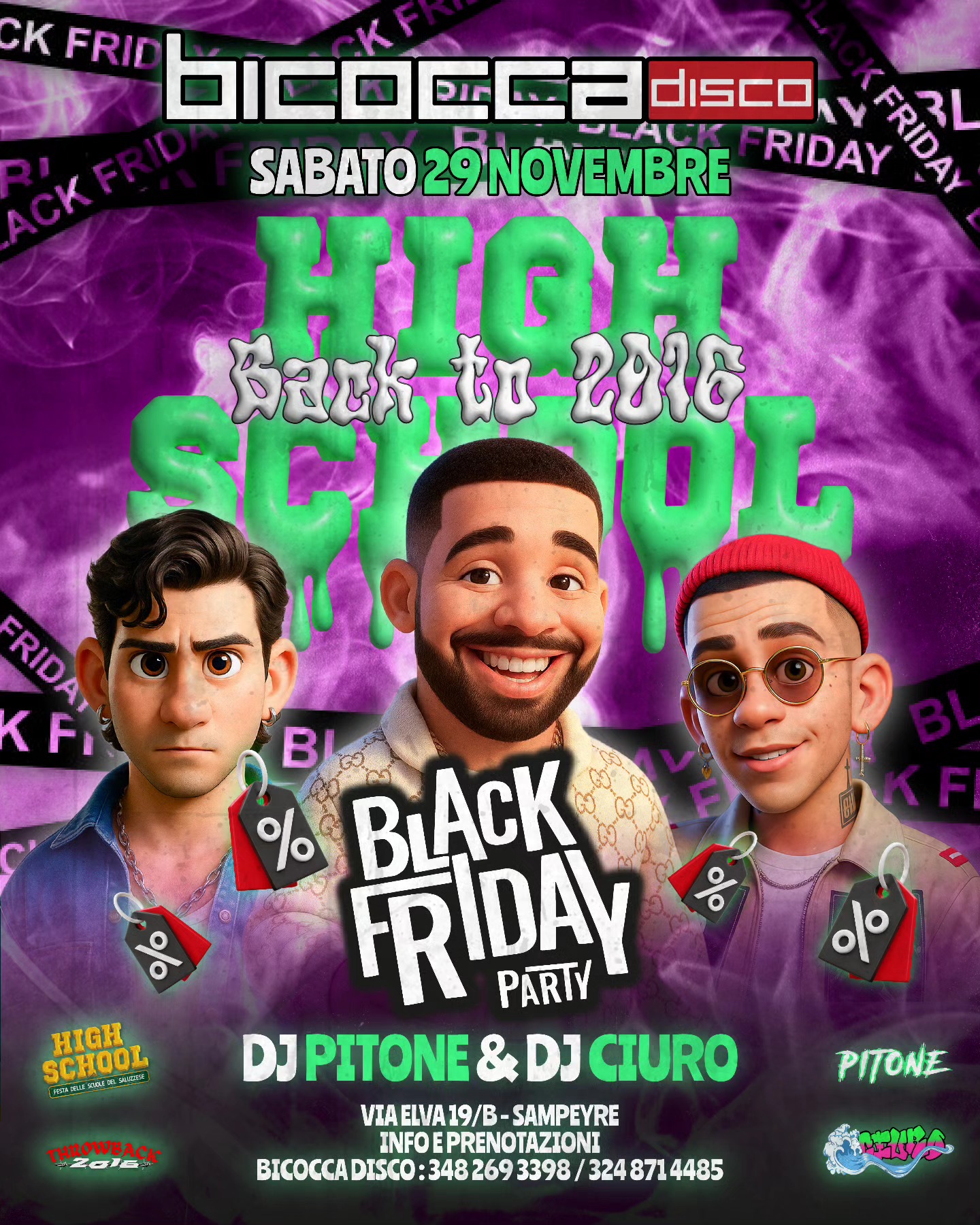 BLACK FRIDAY PARTY – SABATO 29 NOVEMBRE