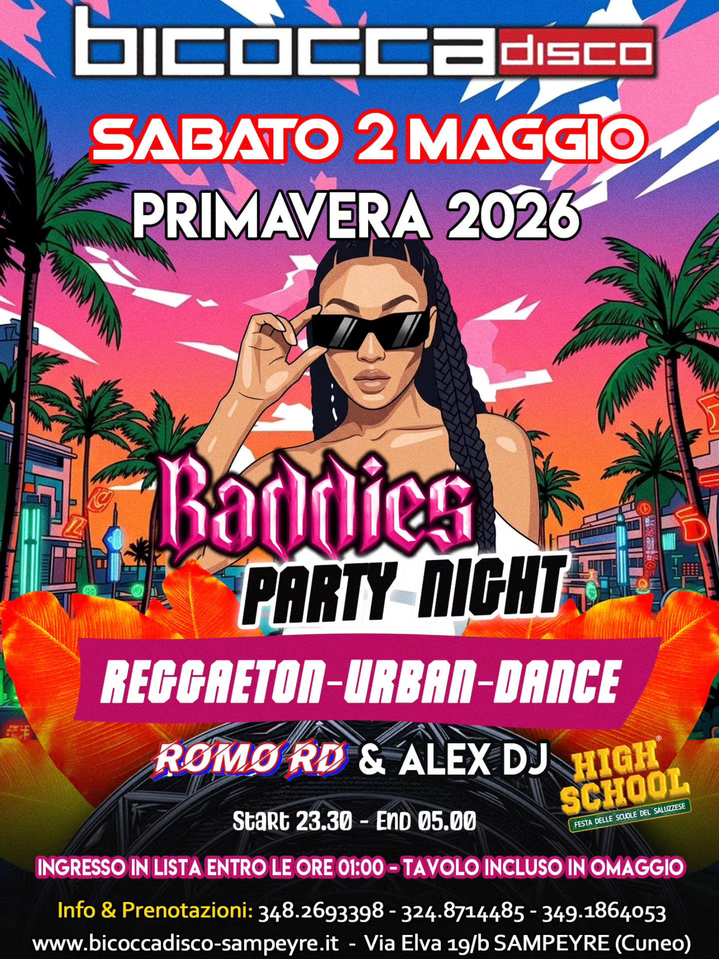 BADDIES PARTY NIGHT – SABATO 2 MAGGIO