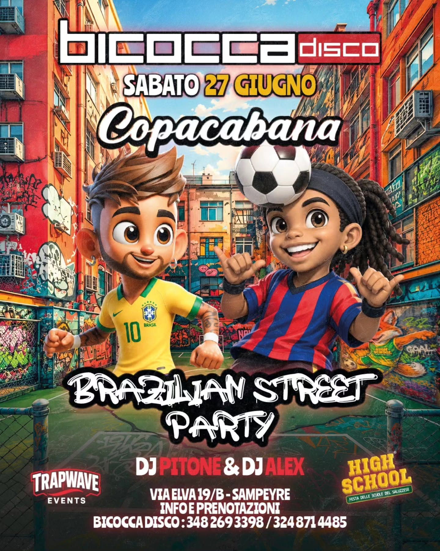 copacabana – Brazilian street party – SABATO 27 giugno