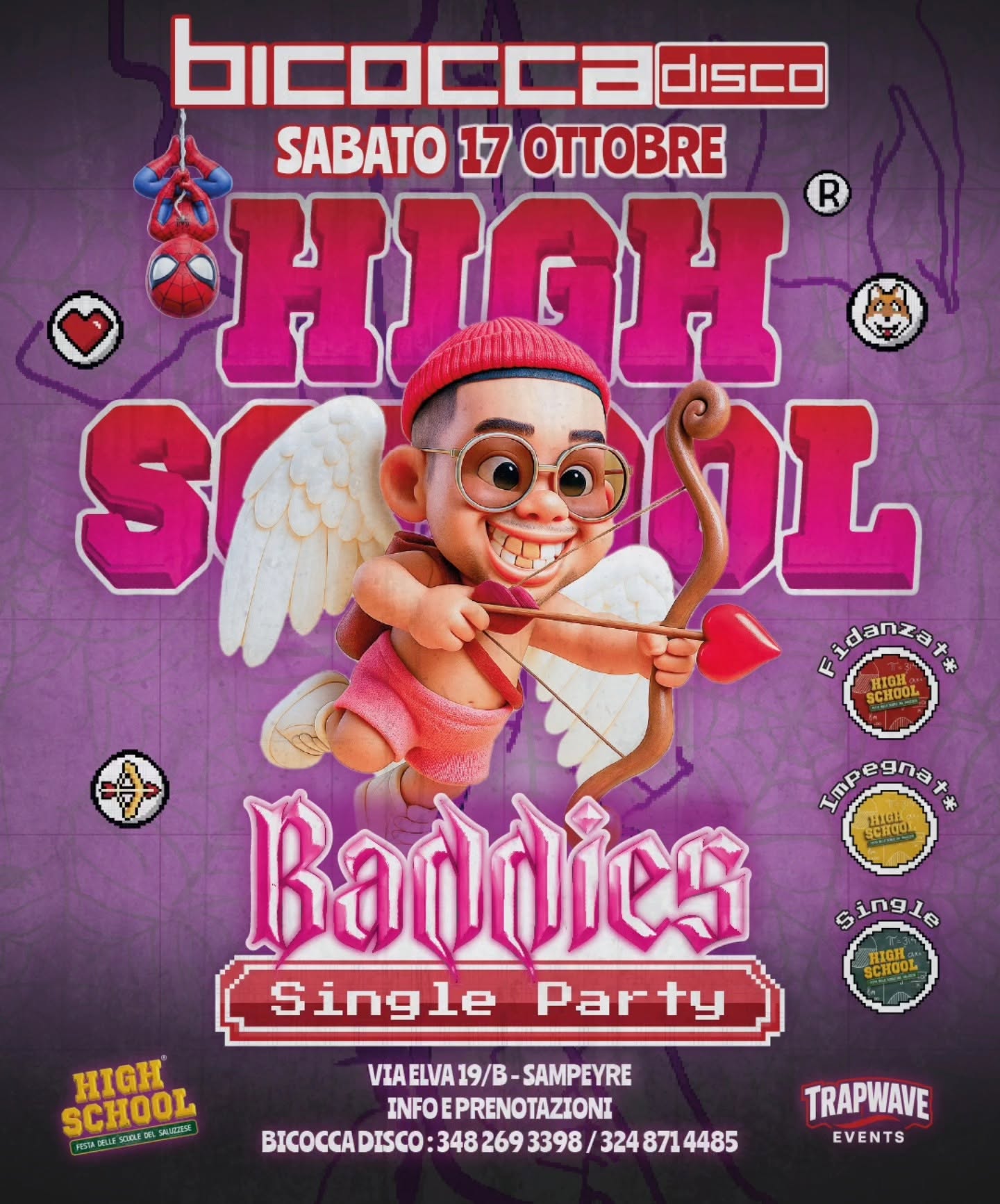 Baddies single party – SABATO 17 OTTOBRE